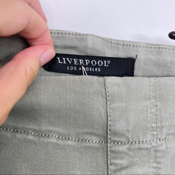 Liverpool Chloe Crop Rolled Cuff High Jean - Picture 7 of 11